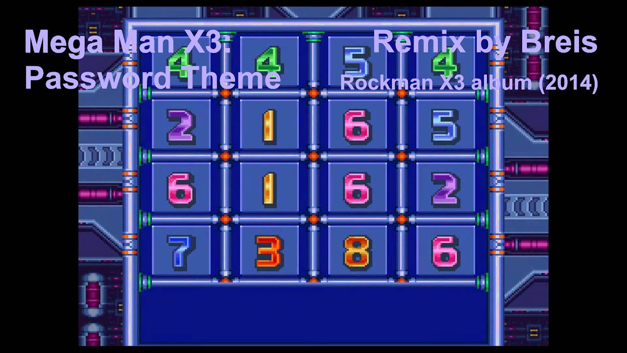 password mega man x3