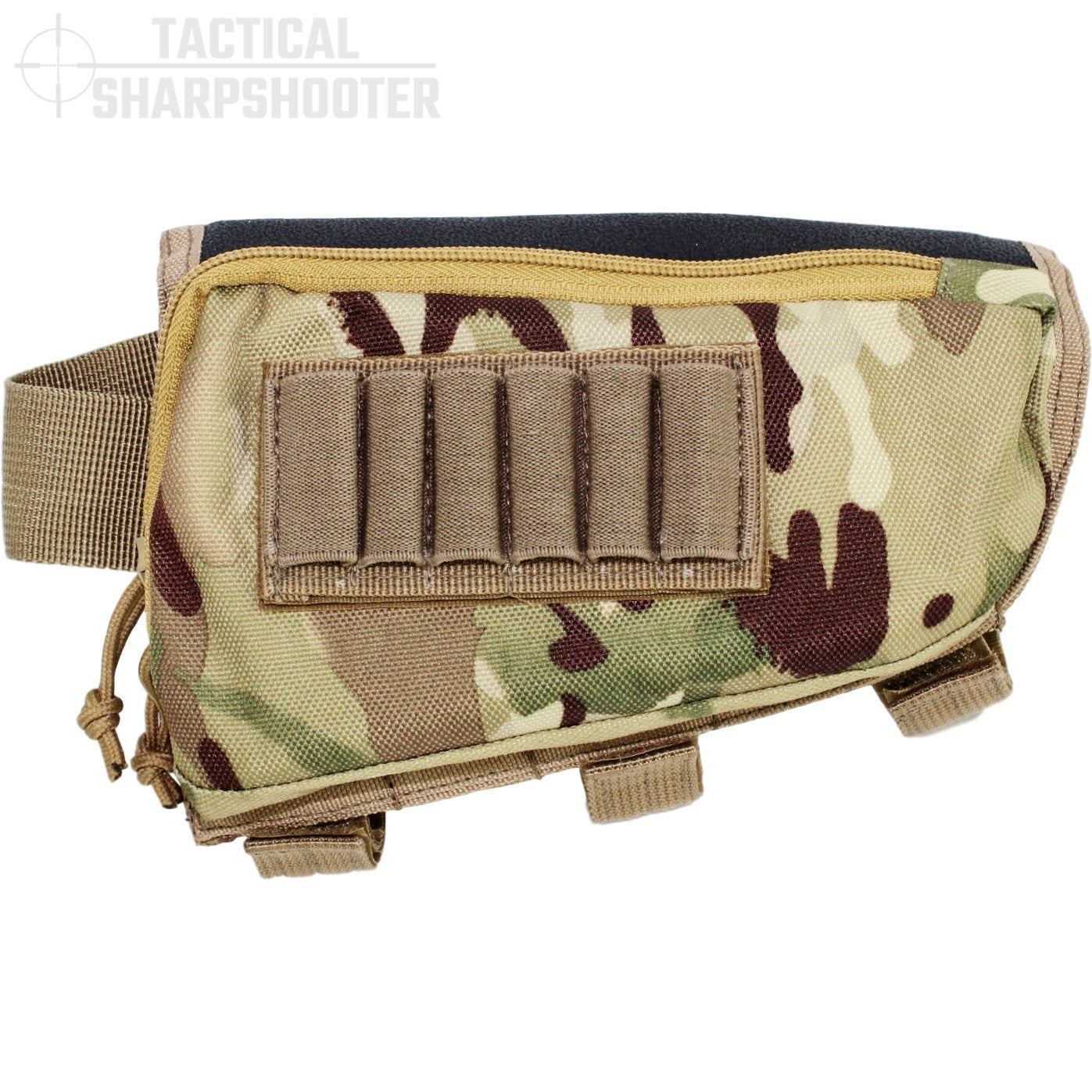 rifle cheek pad with ammo pouch