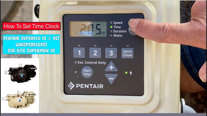 how to program pentair superflo vst