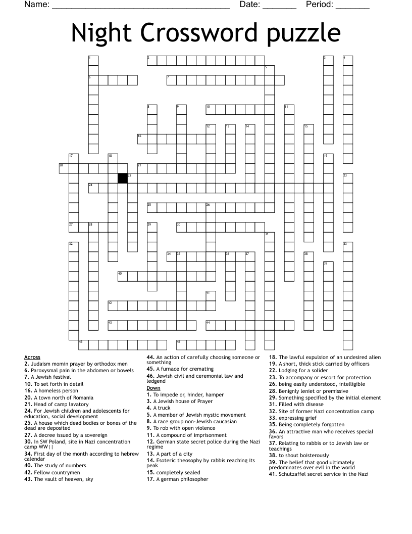 jewish mysticism crossword