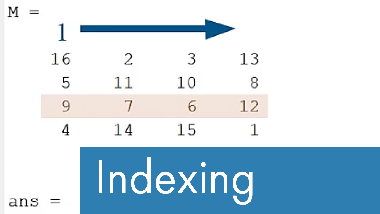 matlab indexing