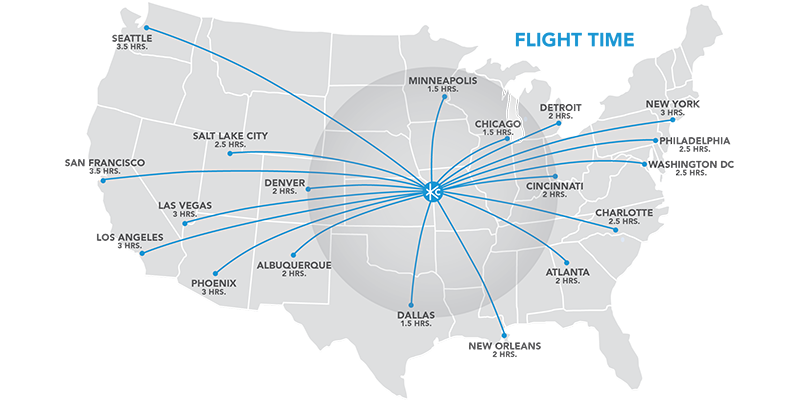 one way flights to kansas city