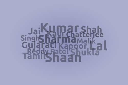 hindu surnames