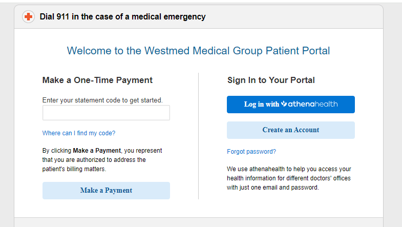 westmed portal athena