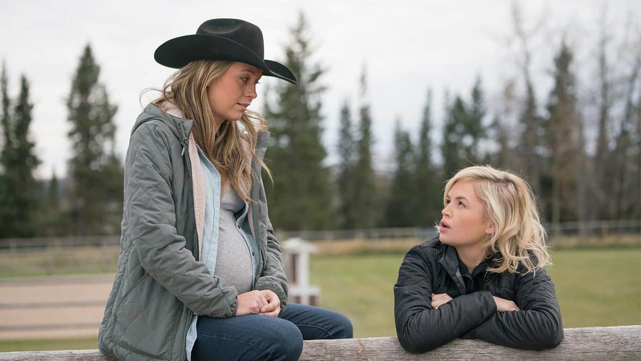 what episode of heartland does amy get pregnant