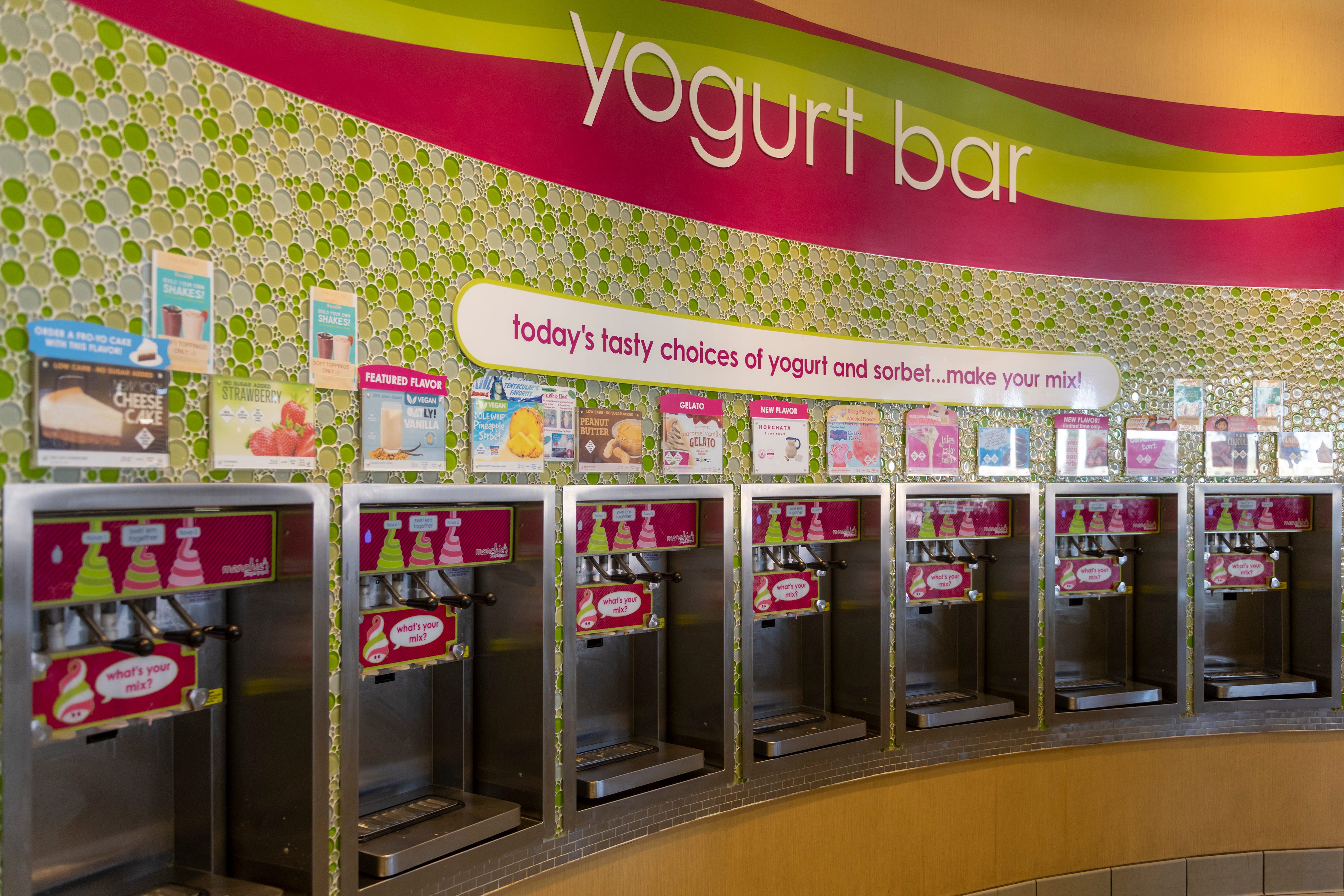 menchies frozen yogurt menu