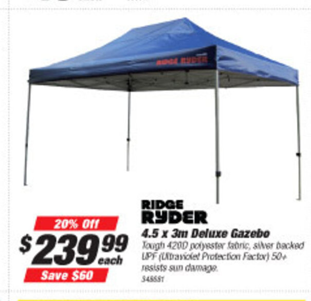 ridge ryder gazebo