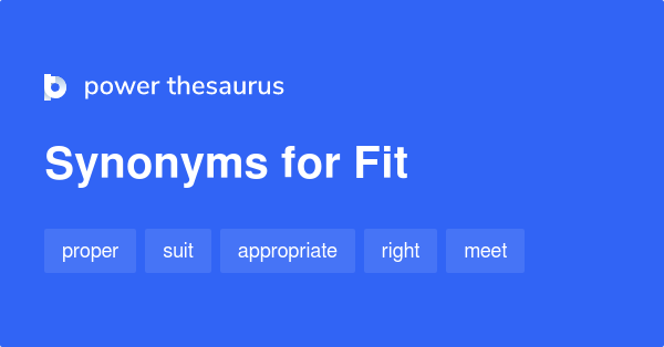 fit thesaurus