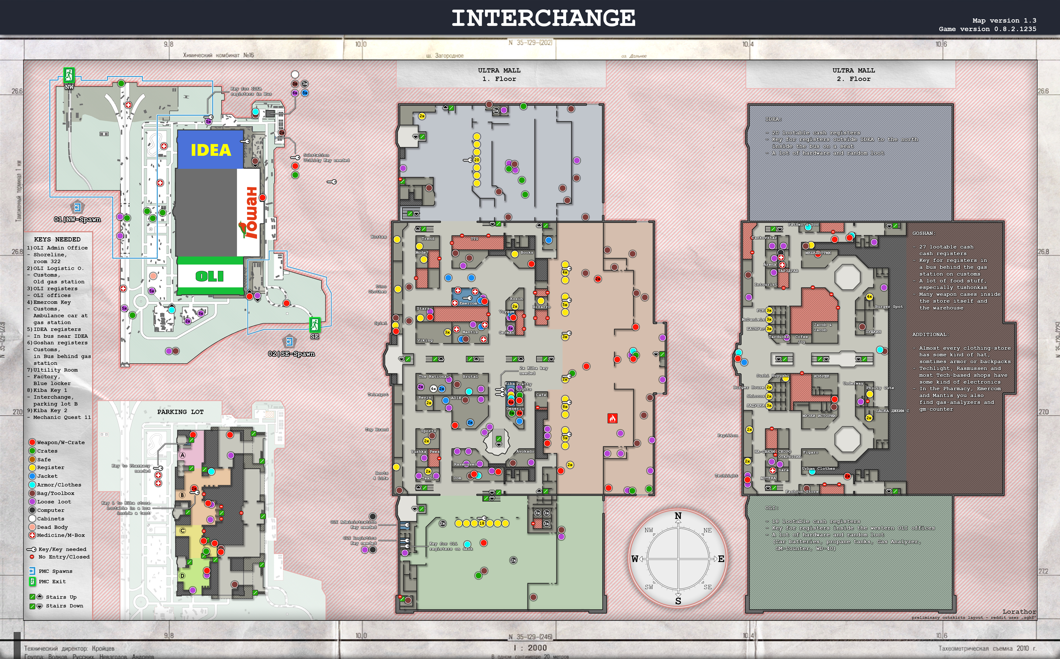 interchange extract map