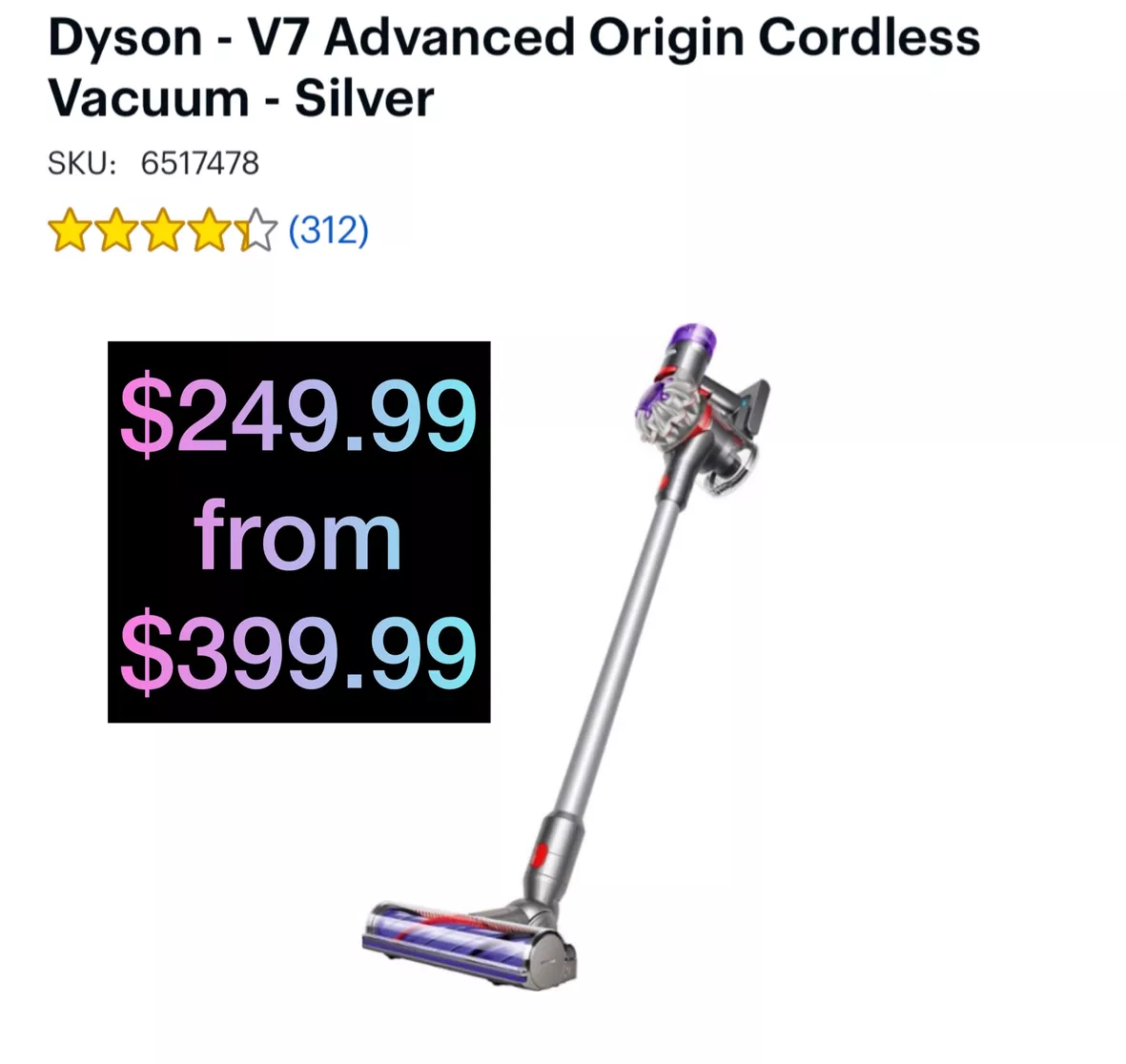 dyson v7 advanced origin 2023