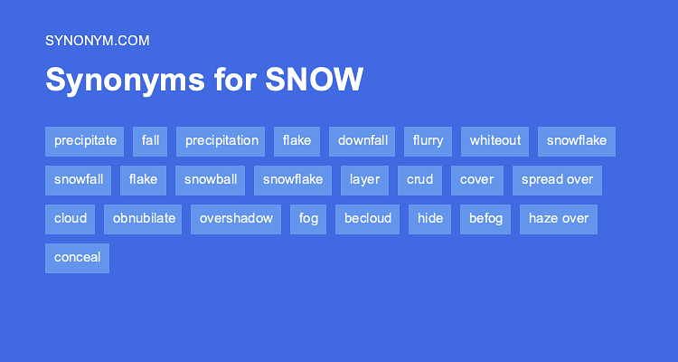 snow antonyms