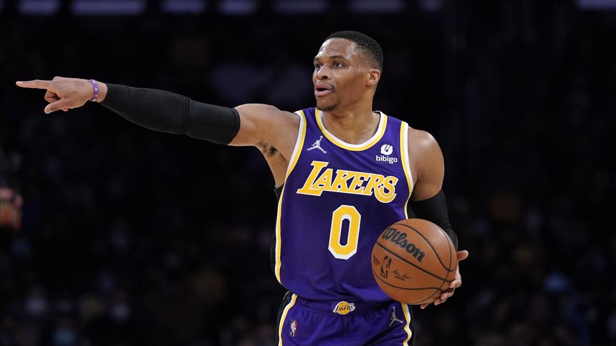 russell westbrook lakers