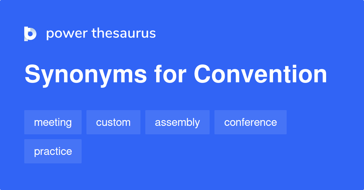 convention synonym