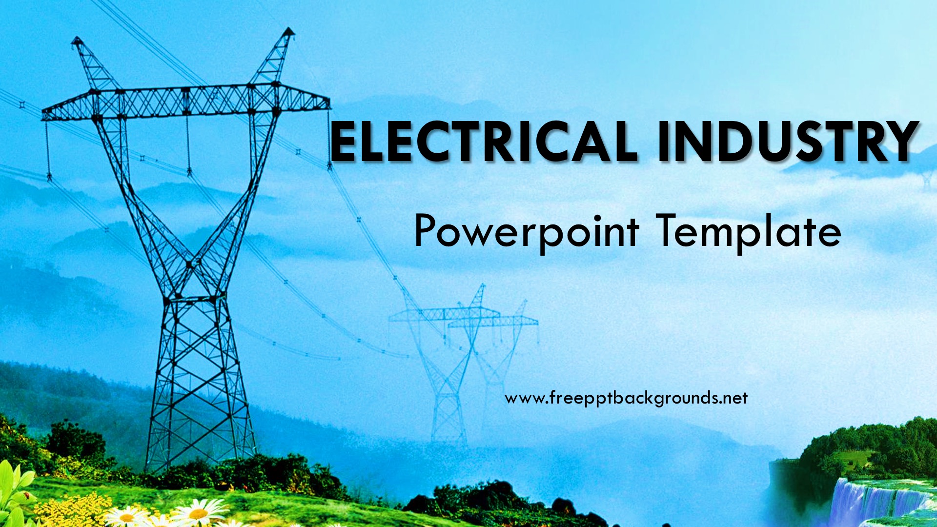 powerpoint theme electricity