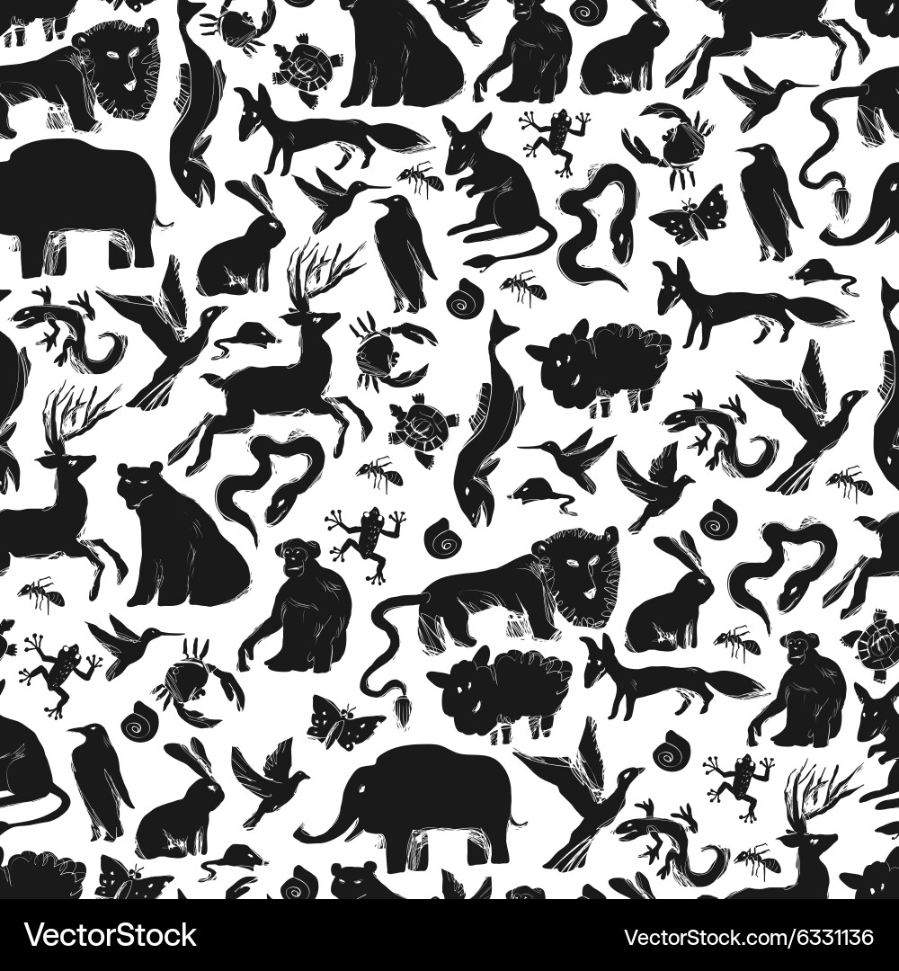 animal silhouette patterns