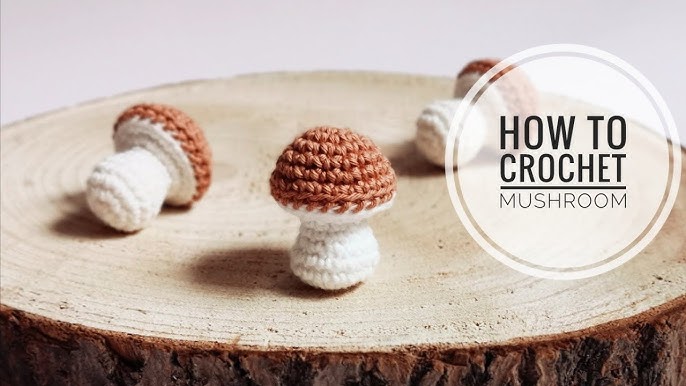 mini mushroom crochet pattern