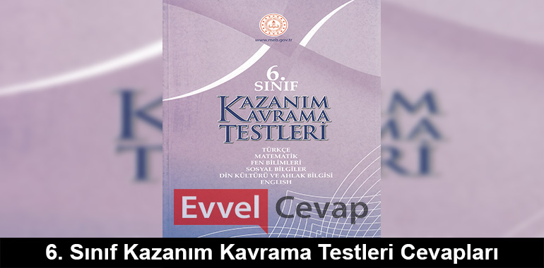 kazanım kavrama testi 6