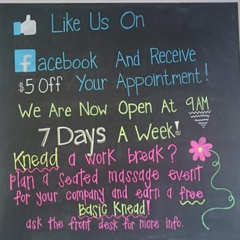 knead a massage salt lake