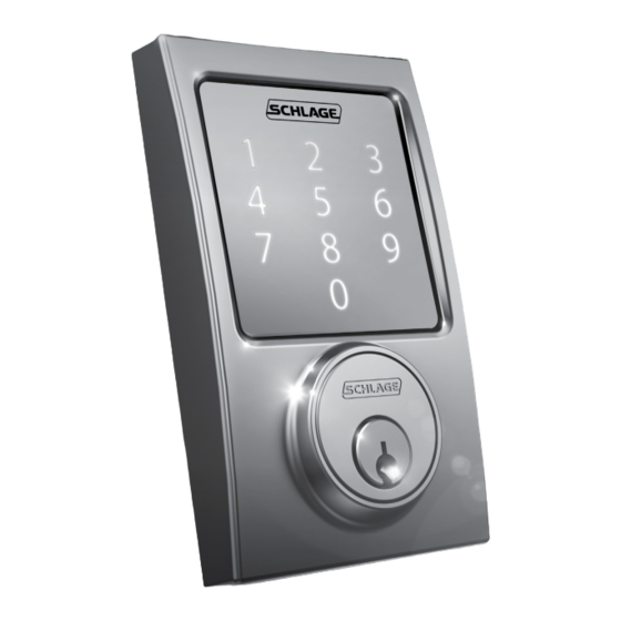 schlage sense manual