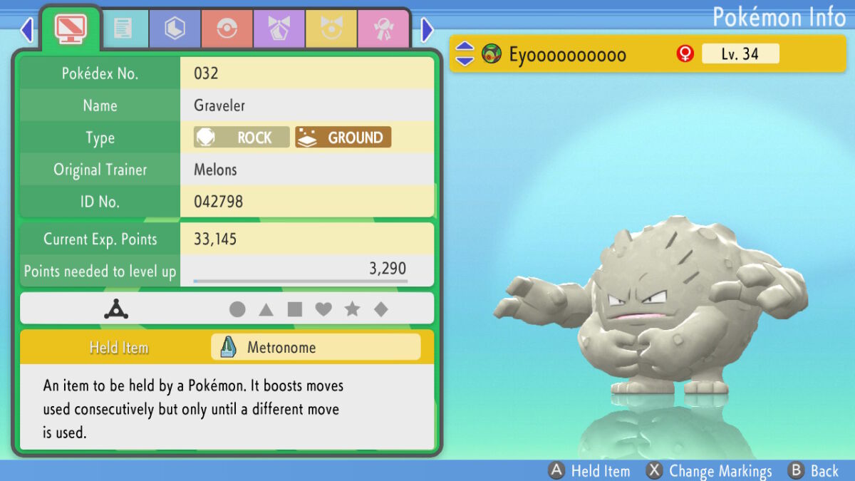 geodude evolve