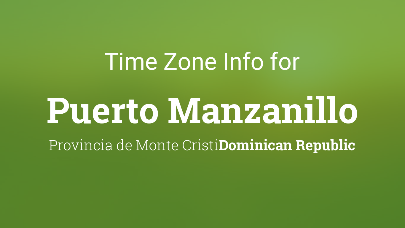 manzanillo time zone