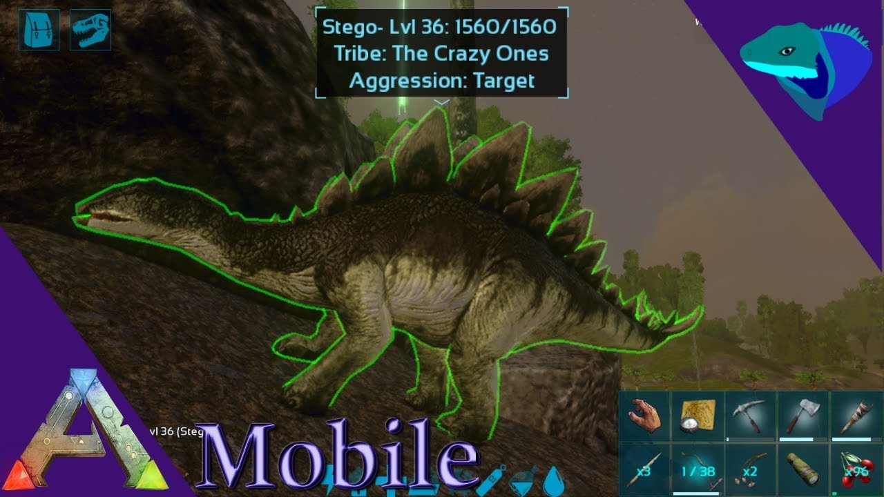 how to tame a stego in ark