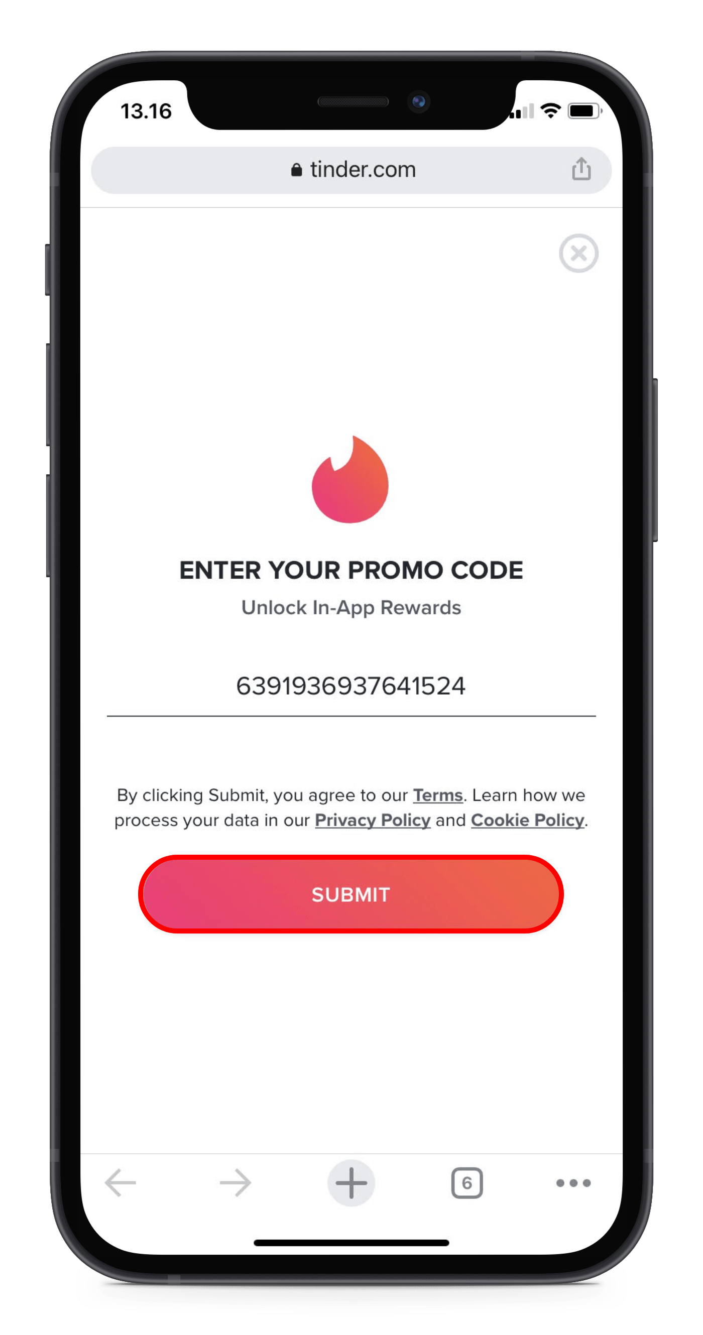 tinder coupon