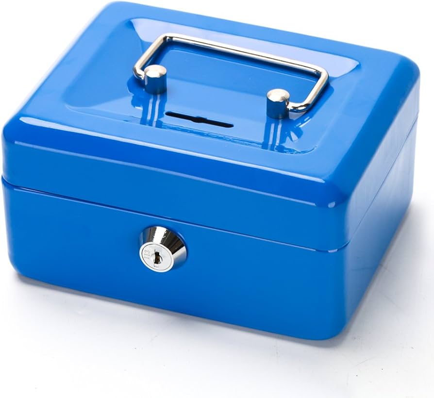 locking money box with slot