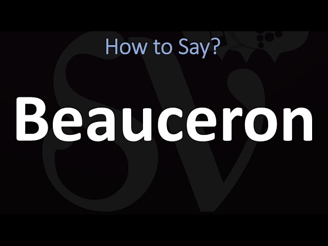 beauceron pronunciation