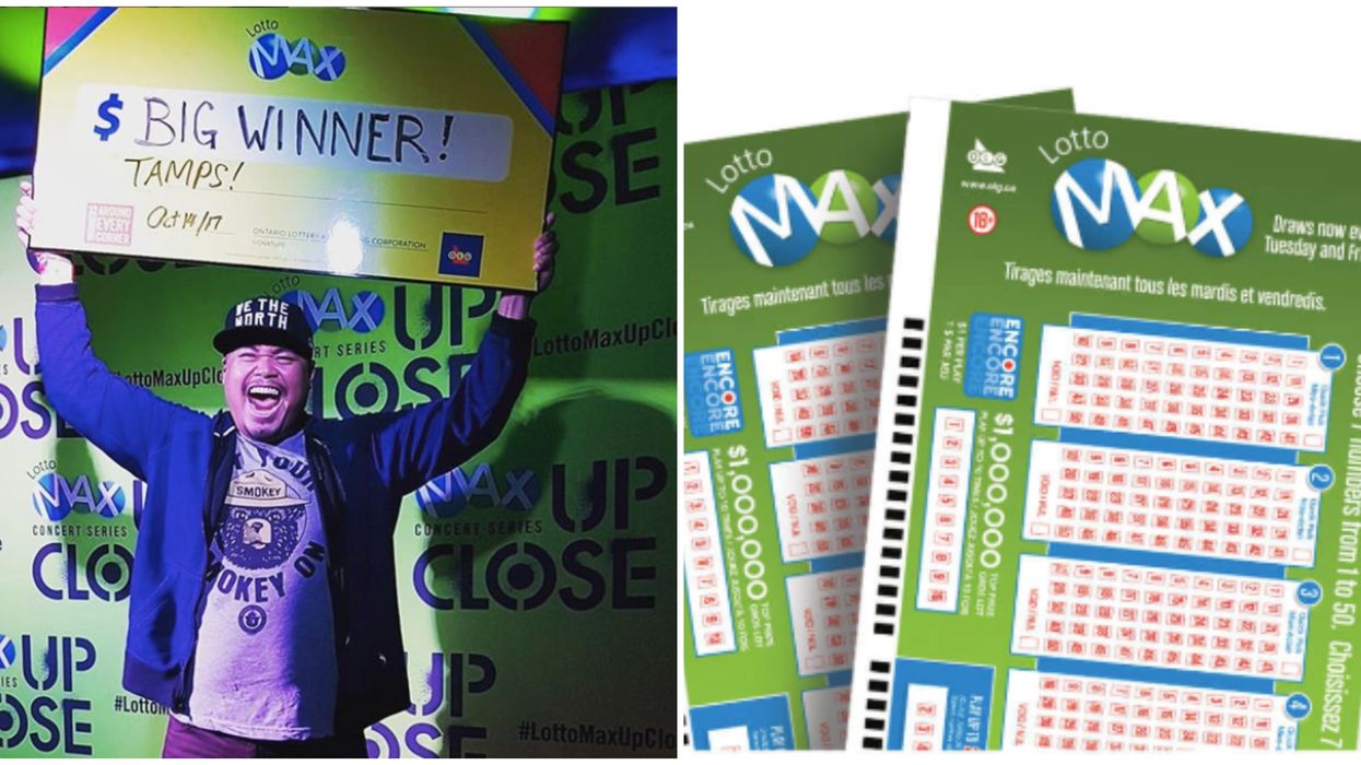 lotto max jackpot winning ticket