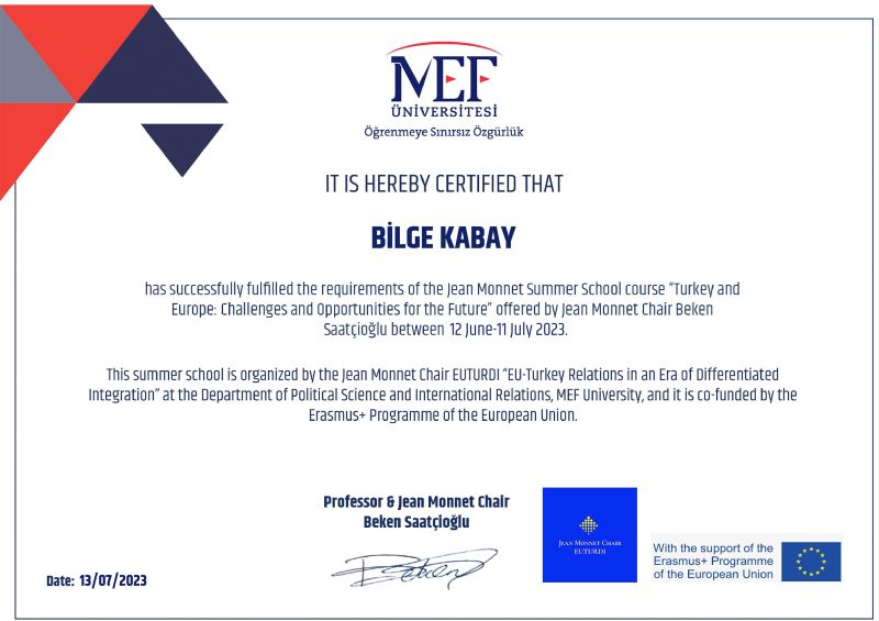 mef üniversitesi erasmus