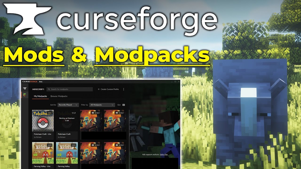 curse download minecraft mods