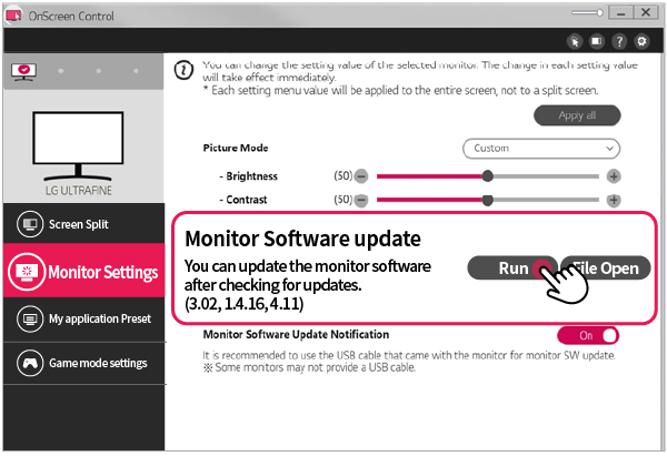 lg onscreen control download