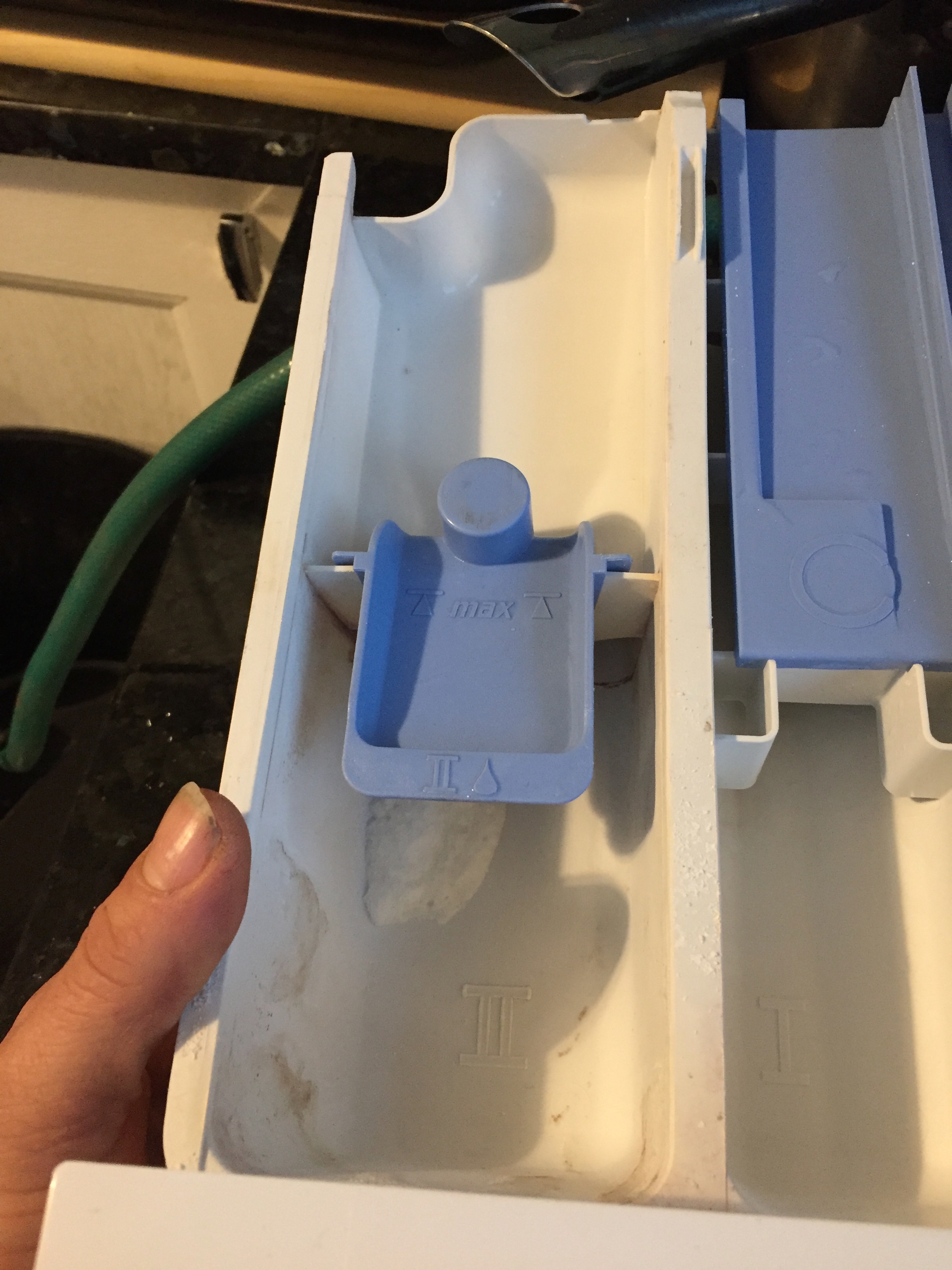 beko washer drawer