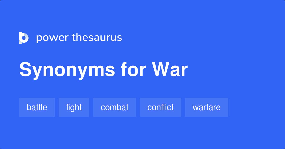 war thesaurus