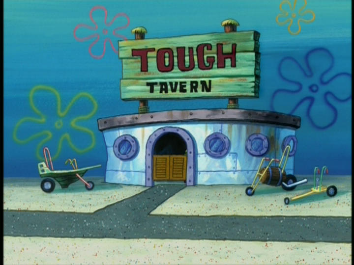 spongebob tough guy bar