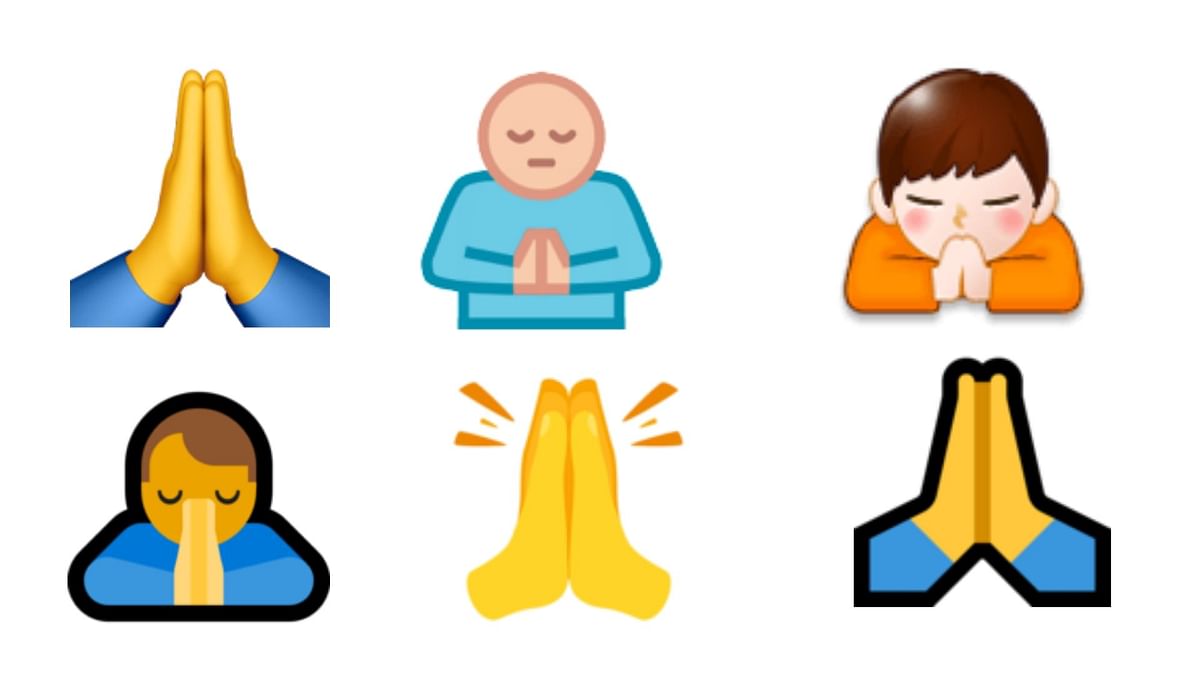 what do prayer hands emoji mean