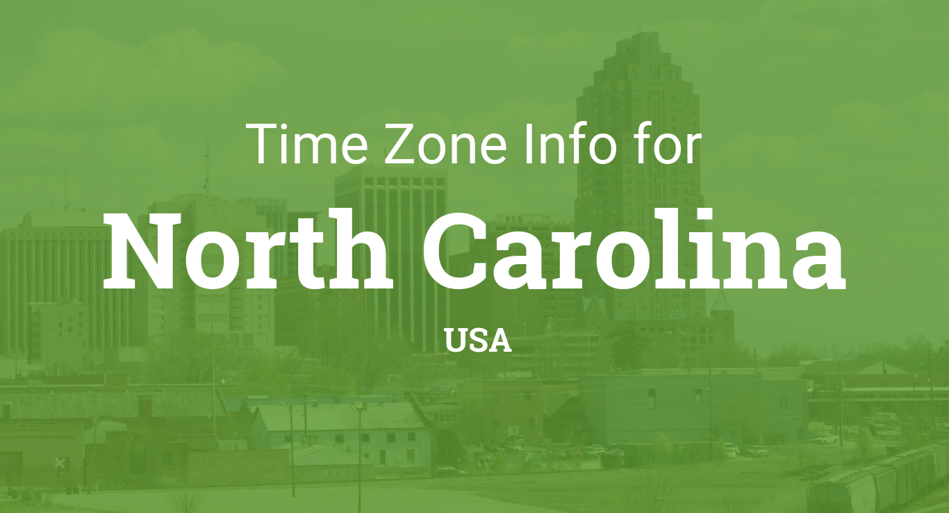 north carolina time zone