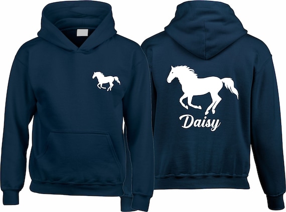 horse hoodie personalised