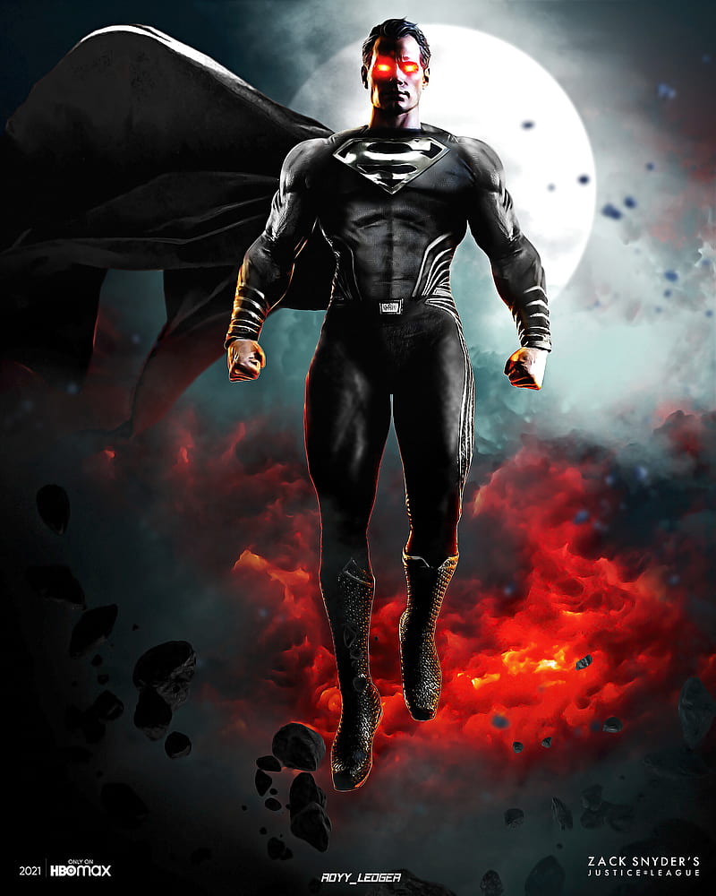 superman black suit wallpaper