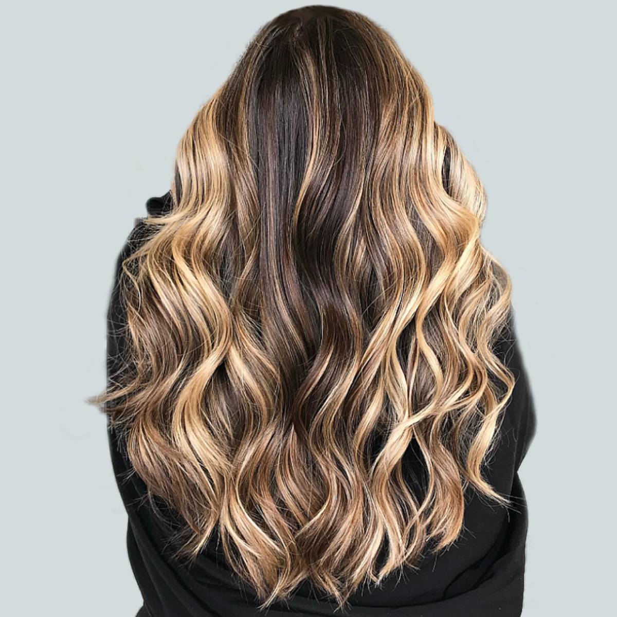 brown blonde balayage