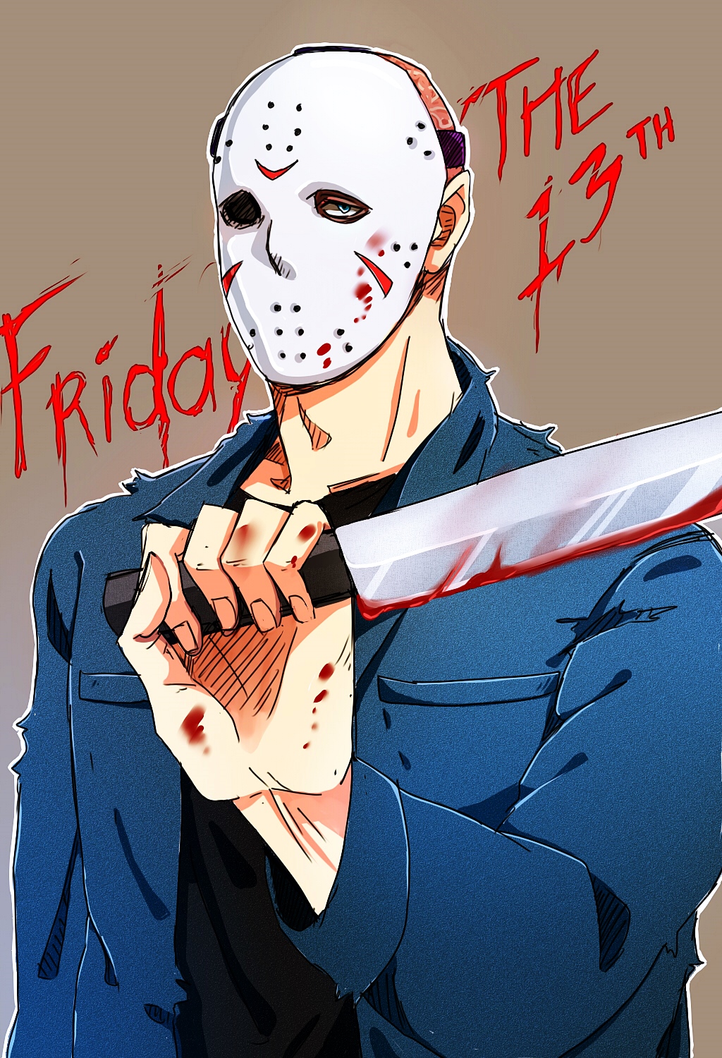 jason voorhees fan art anime