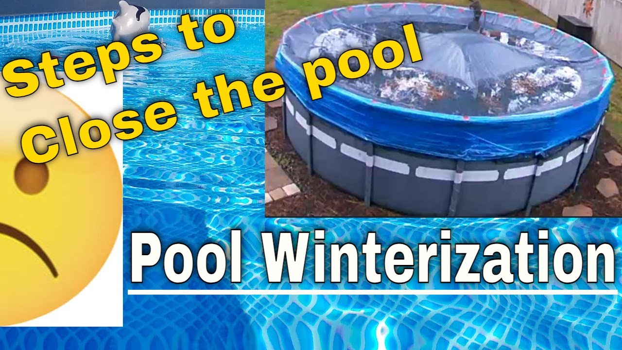 how to winterize a coleman above ground pool