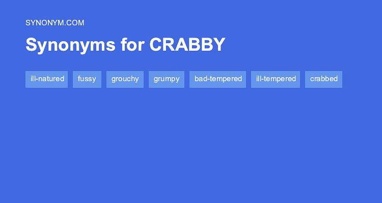 grumpy synonym