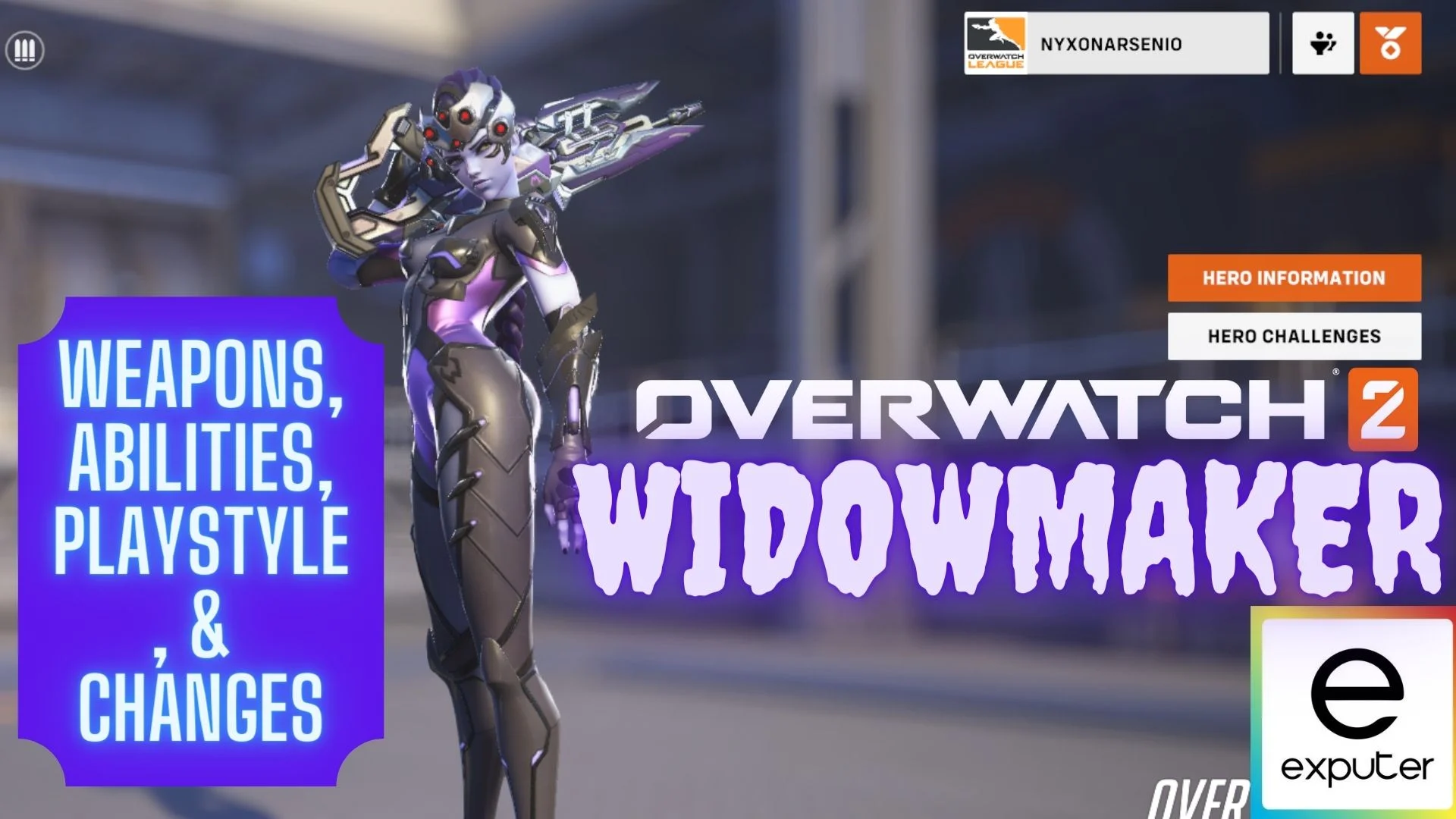 widowmaker guide