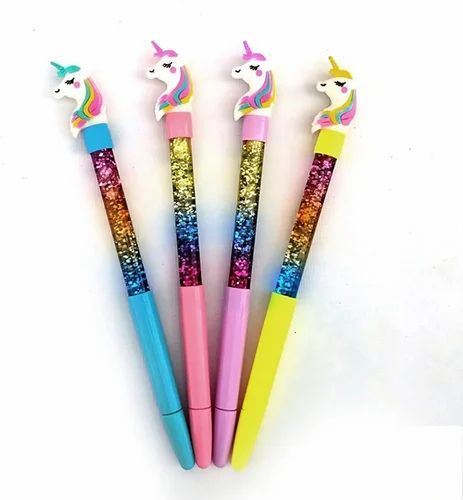 unicorn glitter pen