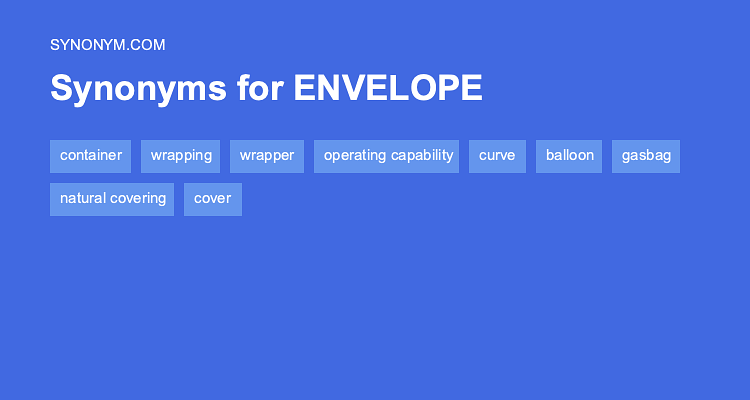 synonyms of envelope