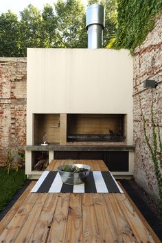 decorar patios pequeños con asador