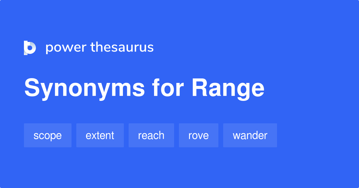 range synonyms