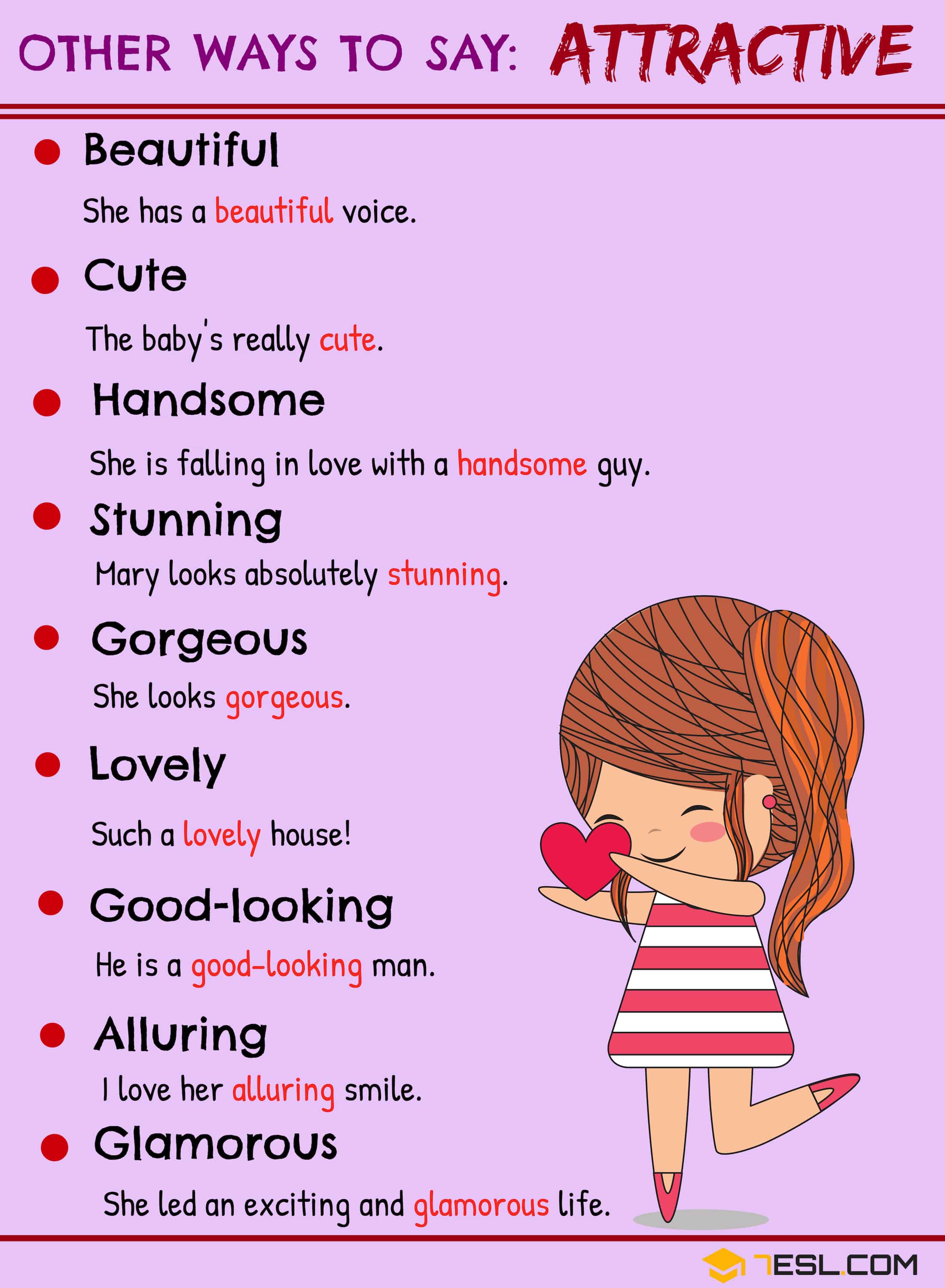 synonyms for attractiveness